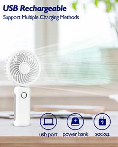 Ventilateur de bureau portable USB de haute qualité, mini ventilateur de plafond pour bureau, ventilateur électrique personnel pour table - Product Image 6