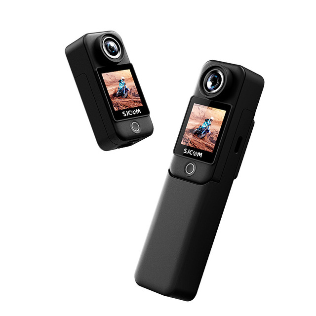 For SJCAM C300 4K Pocket Action Camera 7H Long Power Super 6-Axis Stabilization Dual-Touch Screen 30M Waterproof Portable Travel
