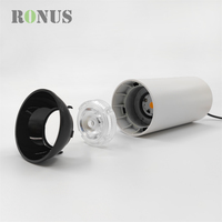Spot lumineux LED avec technologie COB, luminaire de plafond, montage en Surface sur panneau, idéal pour un magasin, 40W, IP65, 10 unités