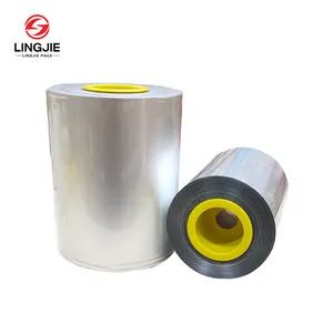Lingjie Food Grade Candy Nut Plum Biscuit BOPP Clear Plastic PET PE Film Roll For Packaging