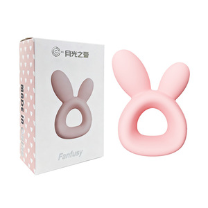 Vibrador de Silicona Líquida con Orejas de Conejo, Color Rosa, Recargable por USB, Silencioso, Juguete de Estimulación para Adultos - Product Image 3