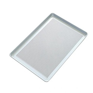 Bandeja <span class=keywords><strong>de</strong></span> horno <span class=keywords><strong>de</strong></span> aluminio <span class=keywords><strong>de</strong></span> grado alimenticio personalizada, bandeja <span class=keywords><strong>de</strong></span> horno perforada <span class=keywords><strong>de</strong></span> acero inoxidable, bandeja para hornear para secar y cocinar - Product Image 5