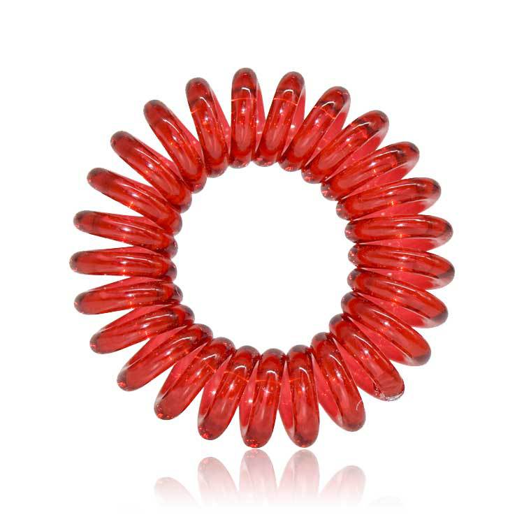 Rojo brillante transparente