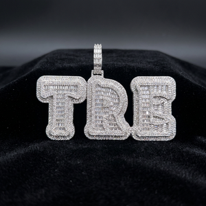 Colgante y Dijes Personalizados con Diamantes VVS Estilo Hip Hop para Hombre, RB Gems PEN3STR - Product Image 2