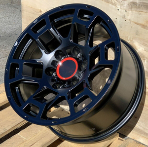ล้อแม็กซ์อะลูมิเนียมอัลลอยด์แบบ Hub-Centric ขนาด 17x8J 6x139.7 6x5.5" 106.1 มม. สไตล์ TRD สำหรับงานหนัก สำหรับรถออฟโรด สำหรับ Toyota 4Runner, Tacoma, FJ - Product Image 2