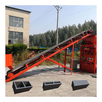 Machine à fabriquer des briques en béton Shandong Hongfan 4-26, haute efficacité, manuelle, petite ligne de production de briques, moteur 380V/220V
