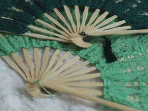 Abanicos de Mano Portátiles Ecológicos de Bambú, Estilo de Arte Popular y Publicidad con Dibujos Animados, Modelo Decorativo para Bodas y Fiestas de Baile - Product Image 5