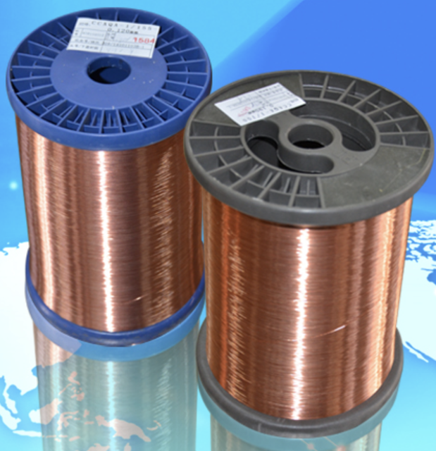 30% Enameled Copper Clad Aluminum Wire 0.5mm Diameter for Winding or Generator Use up to 200C
