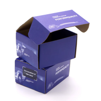 Carton ondulé imprimé sur mesure, impression offset couleur, laminage mat, boîte d'expédition pour pièces détachées automobiles