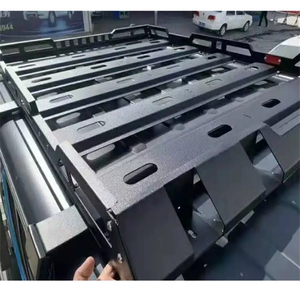 Oem Steel 4wd Offroad Led Lights Panier de montage supérieur Porte-bagages pour Suv avec 2 échelles pour porte-bagages de toit de voiture - Product Image 2