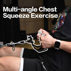Ensemble de poignées de gym, <span class=keywords><strong>poulie</strong></span> <span class=keywords><strong>basse</strong></span>, barre de fixation, poignée de gym, équipement de fitness pour gym - Product Image 3