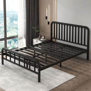 Letti in acciaio per camera da letto singola king and queen per adulti popolari per dormitorio e scuola e personale - Product Image 2