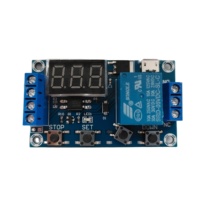 Module de relais de puissance FYX avec temporisation réglable, circuit de temporisation à déclenchement, interrupteur 1 canal 6-30V