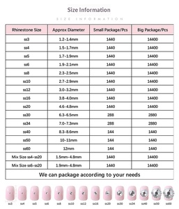 Colle forte écologique, strass <span class=keywords><strong>IRIG</strong></span> haute brillance à dos plat, sans plomb, pour vêtements et nail art, 12 facettes, en sachets - Product Image 4