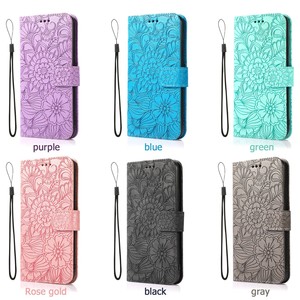 Funda Casual Chic de Lujo para <span class=keywords><strong>S22</strong></span> Plus con Almacenamiento para 3 Tarjetas, Relieve, Resistente a Golpes, Sensación de Piel y Soporte Invisible - Product Image 4