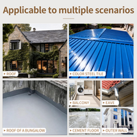 Peinture d'étanchéité en polyuréthane, réparation d'étanchéité à grande échelle, matériaux de construction, scellant pour toiture, revêtement imperméable