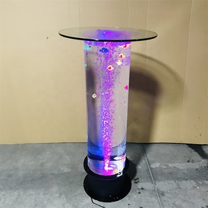 Mesa de <span class=keywords><strong>bar</strong></span> led personalizada, decoración de muebles para club nocturno, nuevo estilo, Burbuja de agua, gran oferta - Product Image 5