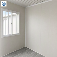 Maison conteneur moderne extensible de 20 pieds, préfabriquée, modulaire, isolée, à panneaux sandwich, avec structure en acier, à assemblage rapide et détachable