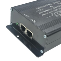 Injecteur PoE passif 110VDC vers 48VDC 100W Adaptateur PoE RJ45 Alimentation à découpage pour commutateur Ethernet PoE Gigabit AP CPE