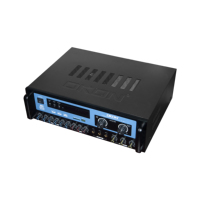Système audio complet avec haut-parleur de graves OKON 8 pouces et amplificateur Bluetooth pour KTV, bar et petites scènes.