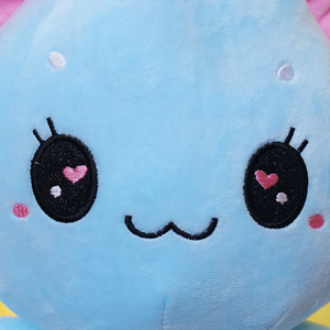 โซฟาผ้ากำมะหยี่พับได้มีที่เท้าแขนสำหรับเด็ก2ใน1โซฟาลายการ์ตูนน่ารักสำหรับเด็ก - Product Image 3