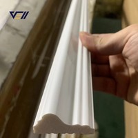 Plinthe en PS blanche imperméable pour intérieur, prix usine VELL OEM