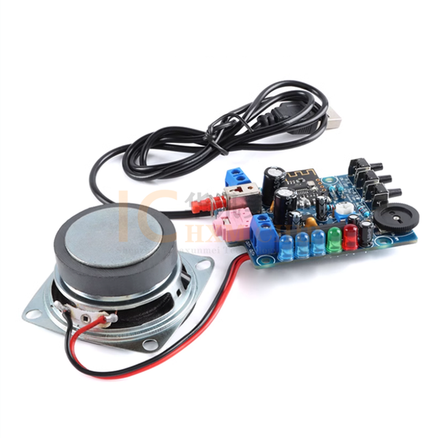 Bluetooth Speaker Kit DIY Electronic Module Production, Small Speaker Accessories, Power Amplifier, Mobile Phone Speaker HU-009