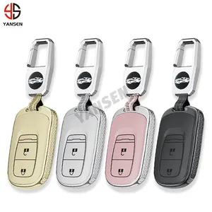 2024 ABS Keychain Key Cover Case For Honda CRV Civic VEZEL City Accord Fit Odyssey Protect Shell Fob Accessories