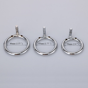 Jaula de Castidad Masculina Gelances, Juguete Sexual SM, Anillos de Metal de 3 Tamaños Activos, Dispositivo de Abstinencia para Ejercicios de Pene, Impermeable, para Adultos - Product Image 2