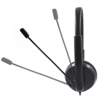 Casque USB avec microphone et microphone, pour ordinateur, système voip et appels de conférence