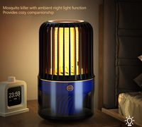 Machine anti-moustiques rechargeable à batterie lithium haute capacité V15 pour usage intérieur/extérieur, lumière ambiante, lampe UV, 11 kW, 220 V