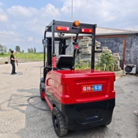 Chariot élévateur électrique pour manutention de marchandises 3,5 tonnes 5 tonnes 72V, mât triplex, hauteur de levage 6m, pour entrepôts et quais