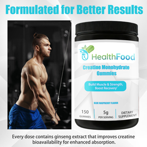 Custom Logo Creatine Monohydrate Gummy Improve Muscle and Condition Muscle Gain Pre Workout Creatine Monohydrate Gummies - Product Image 6