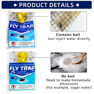 Hiệu quả cao Fly Trap nhựa tái sử dụng ngoài trời Bee Fruit Fly <span class=keywords><strong>Wasp</strong></span> Trap - Product Image 2
