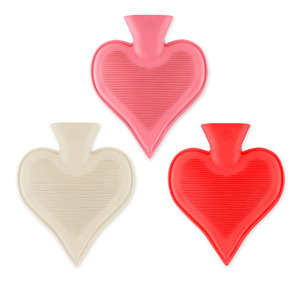À la mode 550ml <span class=keywords><strong>Mini</strong></span> sac d'eau chaude en forme de coeur réutilisable caoutchouc naturel remplissage d'eau chaude main bouteille d'eau chaude capacité 1L - Product Image 3