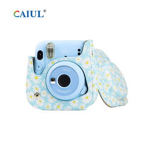 Caiul annuel le plus chaud appareil photo instantané bleu motif marguerite souple PU matériel appareil photo sac étui pour Fujifilm <span class=keywords><strong>Instax</strong></span> <span class=keywords><strong>Mini</strong></span> 11/9/12 - Product Image 4