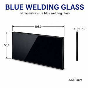 Vidrio <span class=keywords><strong>de</strong></span> Soldadura Reemplazable <span class=keywords><strong>de</strong></span> Llama Azul Compatible con <span class=keywords><strong>la</strong></span> Mayoría <span class=keywords><strong>de</strong></span> Cascos y Máscaras <span class=keywords><strong>de</strong></span> Soldadura - Product Image 2