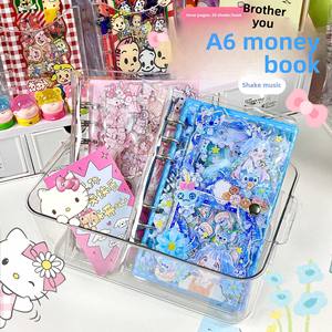 Álbum de Fotos A6 de Hojas Sueltas con Diseño de Dibujos Animados Lindos, Libro de Ahorros Cry Baby para Tarjetas de Alto Valor, con Función de Agitar - Product Image 2