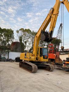 Excavadora de orugas Komatsu PC200 de 20 toneladas usada de alta calidad con bomba de motor y válvula hidráulica Enerpac Kawasaki Venta Shanghai - Product Image 2