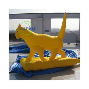 Mèo Vàng phim hoạt hình Inflatable thương mại cho thuê Inflatable nhân vật cho trẻ em người lớn trang trí Inflatable