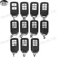 Clés de voiture de remplacement de haute qualité à 3/4/5 boutons, clé intelligente, boîtier de clé de voiture, clés de véhicule pour Honda