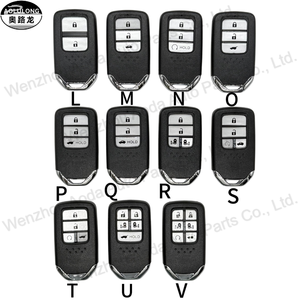 Yüksek Kaliteli 3/4/5 Düğmeli Yedek Araba Anahtarları Akıllı Anahtar Araba Kabı Honda Anahtar Kabı için Araç Anahtarları - Product Image 2