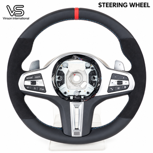 Volante G30 F30 con Acabado de Gamuza para BMW Serie 5 y Serie 3, Reemplazo Personalizado al por Mayor para Talleres de Mejora del Interior del Automóvil - Product Image 1