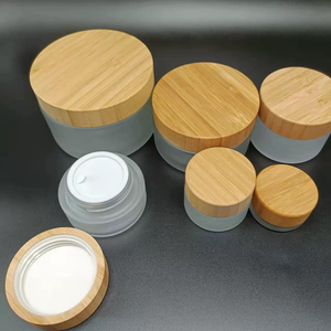 Flacon en verre givré de luxe 20ml 30ml 50ml 60ml 80ml 100ml 120ml avec bouchon en bois pour soins de la peau, vaporisateur de parfum, couleur personnalisée - Product Image 6