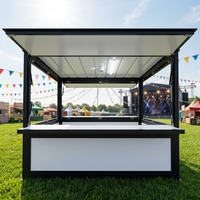 Maison mobile modulaire, Pavillon de services, Cabine d'extérieur, Bureau extérieur, Cabine Apple, Cabine d'ingénierie, Cabine de thé