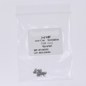 Tube buccal Roth 0.022 U1/L1 non-couvrant, adhésible, lot de 4 pièces, orthodontique, à base de maille, tube simple - Product Image 3