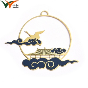 ที่คั่นหนังสือโลหะฉลุลายเคลือบทองคำ 3 มิติ แบบสั่งทำ - Product Image 3