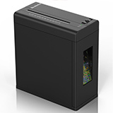 Máquina trituradora <span class=keywords><strong>de</strong></span> papel <span class=keywords><strong>de</strong></span> corte cruzado <span class=keywords><strong>de</strong></span> 8 hojas, papelera extraíble <span class=keywords><strong>de</strong></span> 2,65 galones y litros, 62db, bastante alta seguridad, <span class=keywords><strong>de</strong></span> color negro, <span class=keywords><strong>de</strong></span> litros - Product Image 6