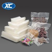 Sac de stockage sous vide pour aliments congelés imprimé personnalisé en usine Evoh sacs d'emballage en plastique en rouleau gaufré pour machine à sceller sous vide en PE transparent