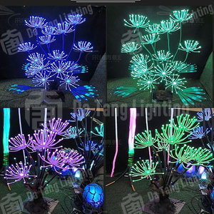 Impresionante Lámpara de Árbol de Crisantemo de Siete Cabezas, Luces Decorativas LED IP65 para Parques, Jardines y Festivales - Product Image 2